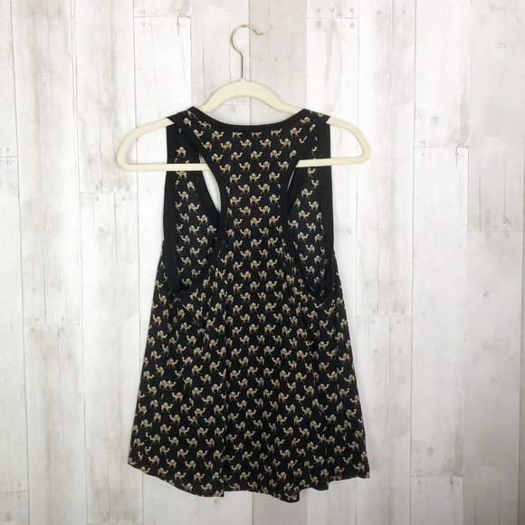 ❌SOLD❌ [Joie] Silk Camel Racerback Pocket Tank Top - Picture 4 of 8